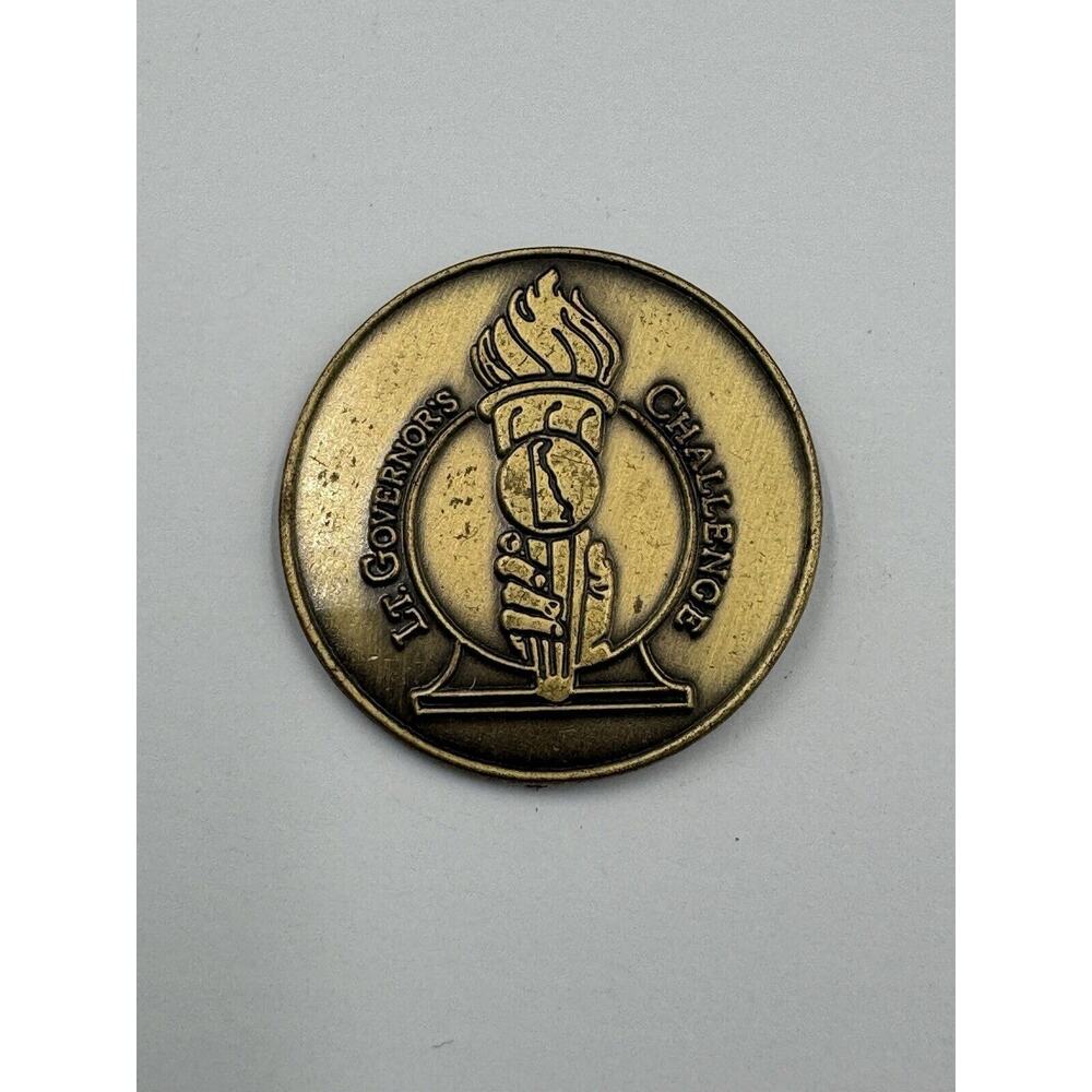 LT. GOVERNOR'S CHALLENGE Circular Lapel Pin